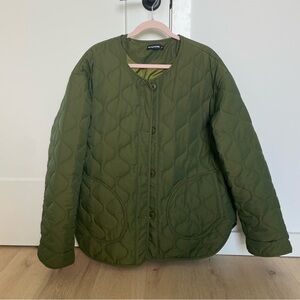 Oversized quilted jacket